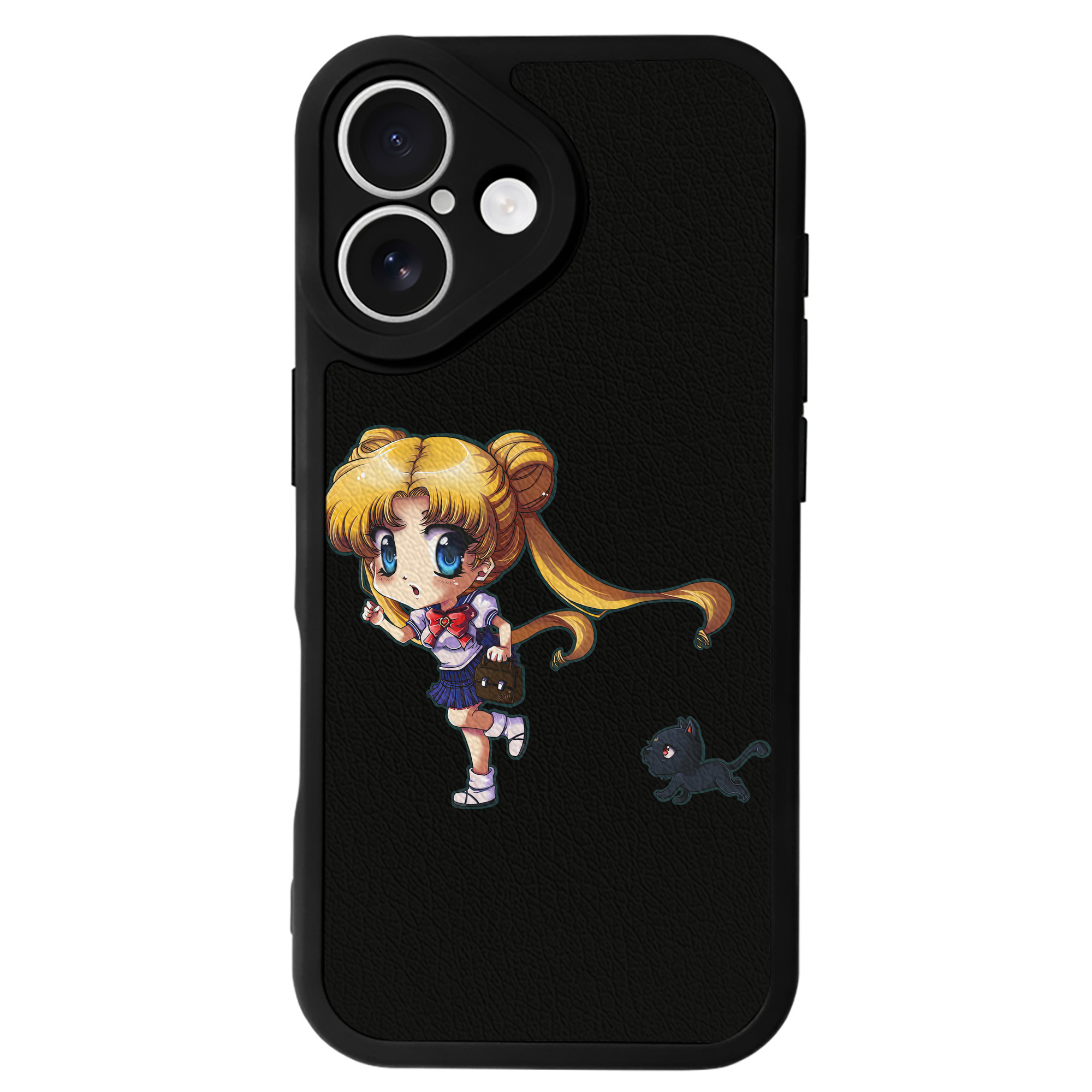 （画像用） 美少女戦士セーラームーン 愛野 美奈子 あいの みなこ Sailor Moon Aino Minako 【iPhone 16シリーズ対応】シリコンスマホケース（レザー調） 材質：シリコン